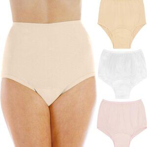 Women's Cotton Comfort Incontinence Panties for Bladder Control with Regular Abs